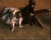 Waiting Edgar Degas